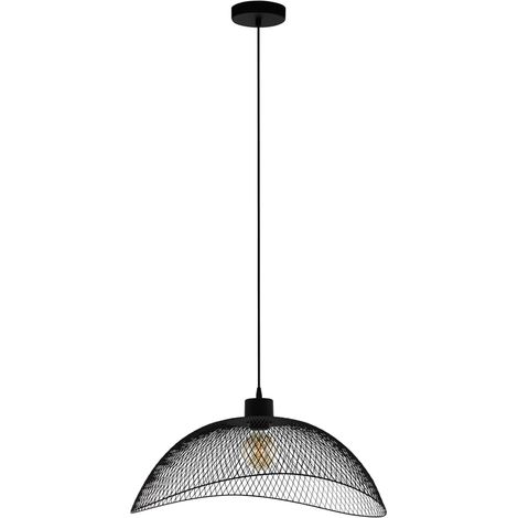 EGLO Hängeleuchte /1 E27 570X540 SCHWARZ 'POMPEYA' (43305) (1/3)
