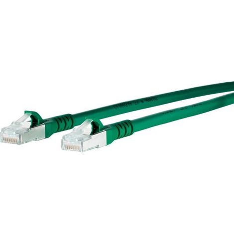 CÂBLE DE RACCORDEMENT RJ45 BTR NETCOM [1X RJ45 MÂLE - 1X RJ45 MÂLE] 5 M VERT METZ CONNECT 1308455055-E