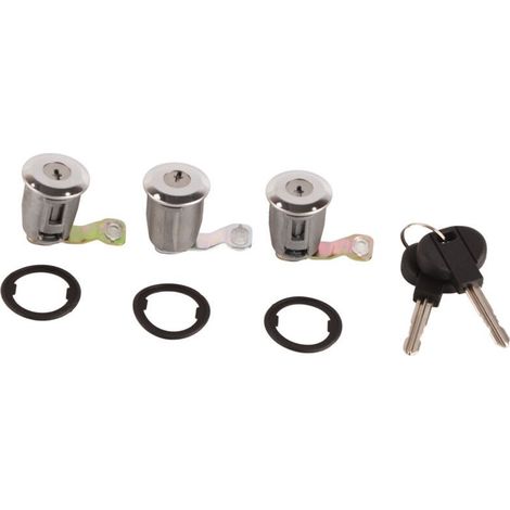 Sjlerst – Jeu de barillets de serrure de porte de voiture – Métal haute qualité – Remplacement direct pour Peugeot Partner, Citroen Berlingo, Xsara (1/5)