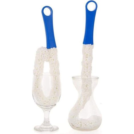 Carafe à vin souple et pliable pour nettoyer les verres à vin. Nettoyage flexible. (1/5)