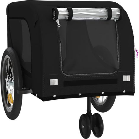 Rimorchio/carrello per animali domestici nero 020044223