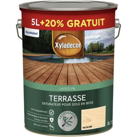 Saturateur Terrasse XYLADECOR Incolore Mat 6 L (1/2)