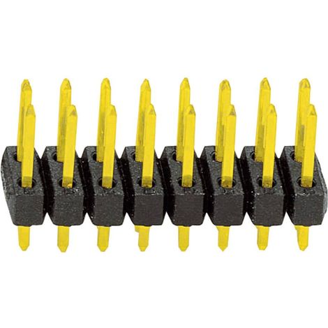 Barrette mâle (standard) TRU COMPONENTS 1580885 Nbr total de pôles 16 Pas: 2.54 mm 1 pc(s) S676631
