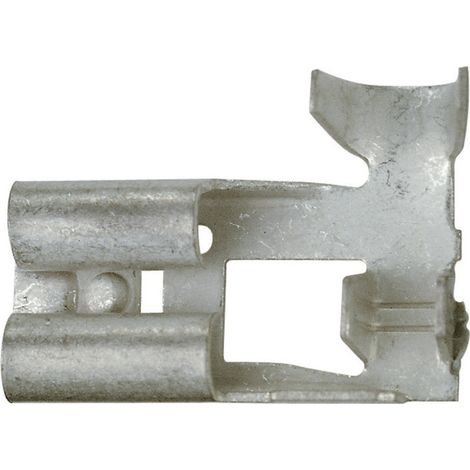 Cosse clip 6.3 mm x 0.8 mm Klauke 3720 90 ° non isolé métal 1 pc(s)