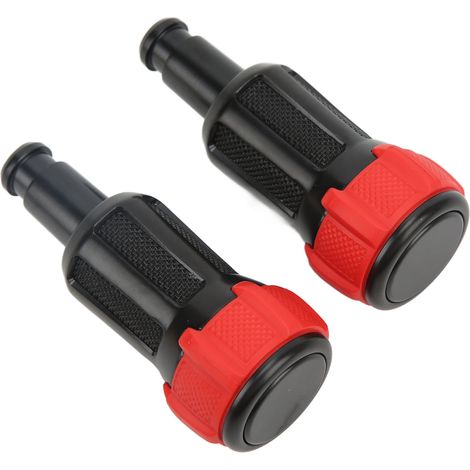Vis de réglage pour accoudoirs de siège, en alliage, compatibles avec Land Rover Discovery 5 LR5 17-19, cache en caoutchouc rouge (1/5)
