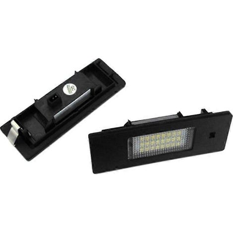 Éclairage de plaque d'immatriculation LED pour voiture, 24 LED SMD, compatible avec les modèles 147, 156, 159 et 166. (1/5)