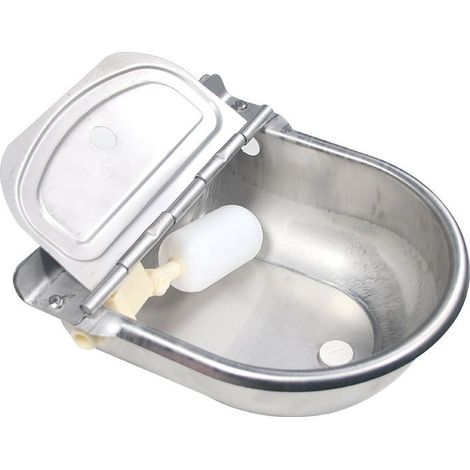 Abreuvoir À Bovins Abreuvoir en Acier Inoxydable Bol Automatique avec Valve À Flotteur pour Chien Cheval Bétail Chèvre Mouton (1/5)