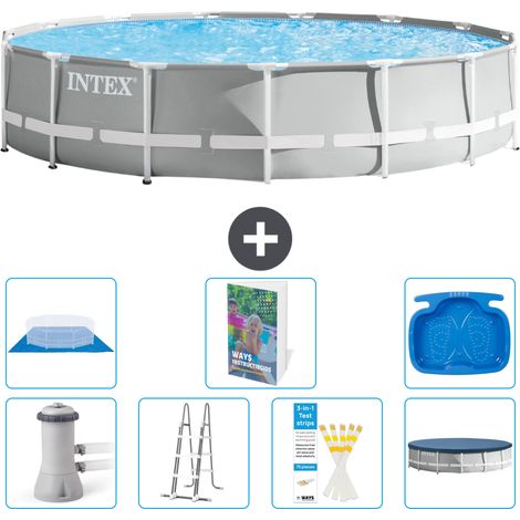 Intex Piscina Prism Frame Rotonda - 457x107 cm - 8-pezzi  S662