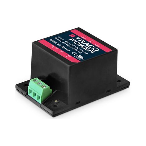 Convertidor tracopower tmdc 06-7215h 6W compacto fiable