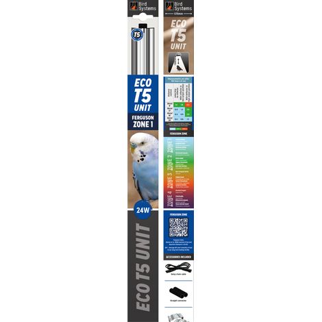 Bird Systems Leuchte für Vögel und Reptilen - Eco T5 Unit Ferguson Zone 1 - 24W (570 mm) (1/4)