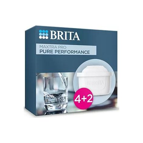 Brita Maxtra Pro Pack de 6 cartuchos blancos filtración de agua