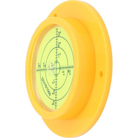 Niveau à bulle rond gradué 90 x 17 mm pour plateforme d'appareil photo (1/5)