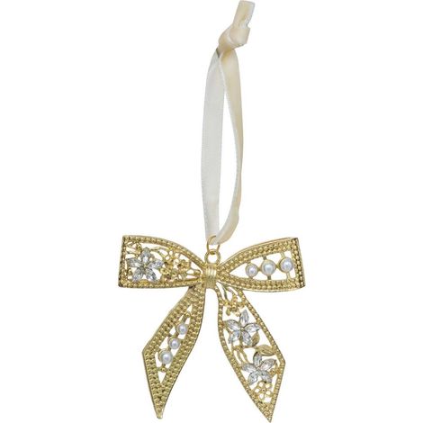 Fiocco in metallo sdn oro 6cm x2 - Atmosphera créateur d'intérieur (1/2)
