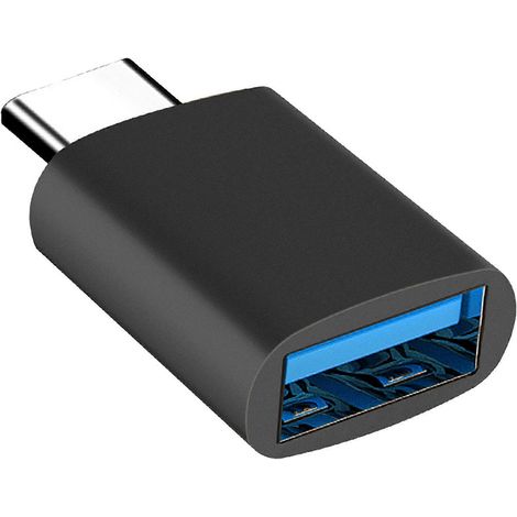 Adaptateurs USB-C vers USB, adaptateurs USBC, adaptateurs USB-C mâle vers USB 3.0 femelle, adaptateurs OTG USB vers USB-C compatibles avec téléphones et PC (argent) (1/5)