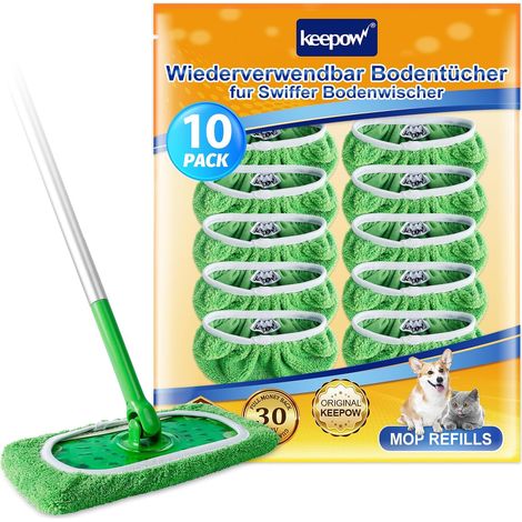 10 Chiffons en Corail s Compatibles avec Swiffer Balai (1/5)