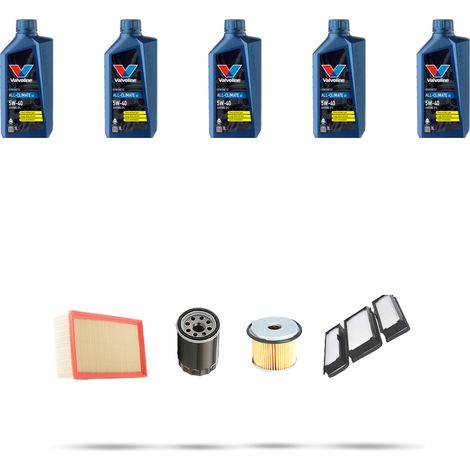 Kit tagliando 4 FILTRI e 5L OLIO compatibile con Citroen Dispatch I 1.9 td 68kw dal 1996 (1/5)