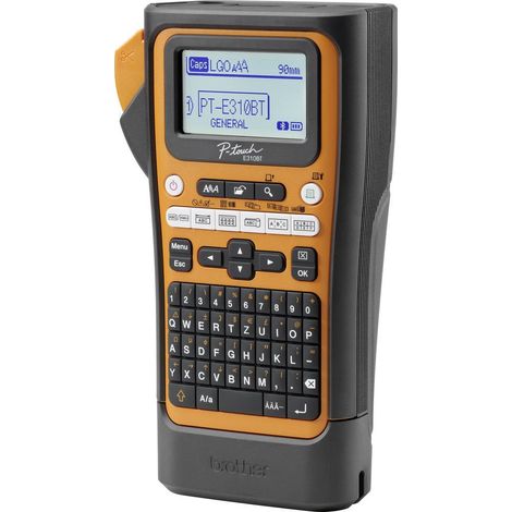 Imprimante d'étiquettes Bluetooth PT-E310BTVP – Impression rapide jusqu'à 20 mm/sec – Étiquetage câbles et tuyaux – Dimensions 236x135x70 mm – Brother