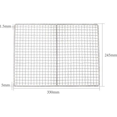 Grille de camping pliable en titane avec support portable, idéale pour le camping et la randonnée, accessoires de cuisine et réchauds portables. (1/5)