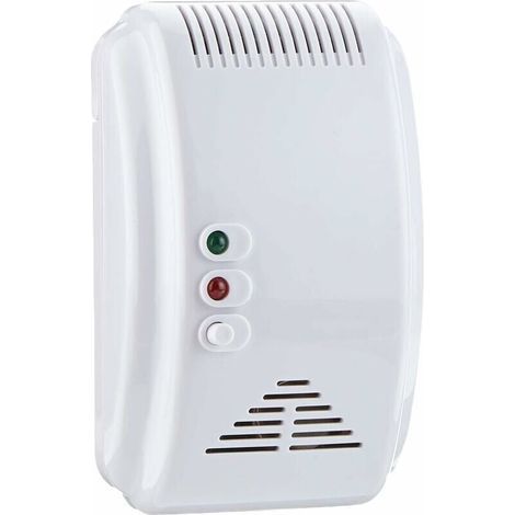 Detector de gas natural y soporífero (blanco) 115x75x35mm 12V (1/4)