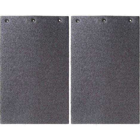 2x Plaque d'appui en Carbone pour Ponceuse 3 Trous 172x110mm 424057-1 Tapis Arrière pour Ponceuse Compatible avec M9400B 9403 MT190 MT9 (1/5)