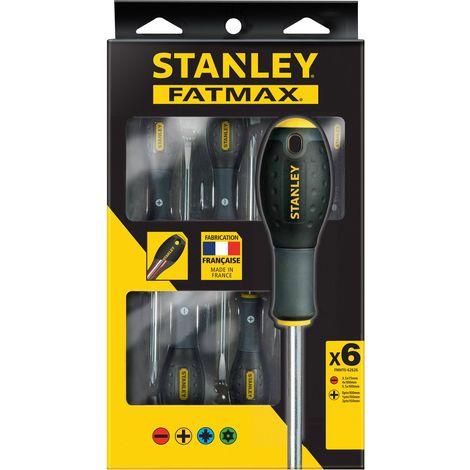Coffret De 6 Tournevis Électricien/Philips - Lame En Acier - Sablage De L'Empreinte - Poignée Soft Grip - Quasi Incassable - Anticorrosion (1/3)