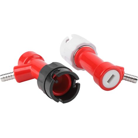 2 Stück 1/4" hohe Stiftverriegelungs-Kupplungsset für Corny Kegs zum Heimbrauen (1/5)