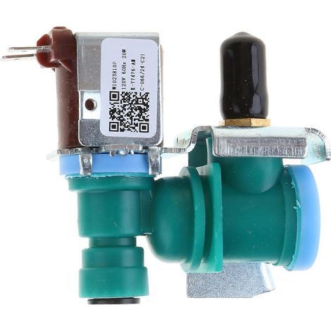 Électrovannes d'arrivée d'eau simples, vannes d'eau pour réfrigérateur, électrovannes d'arrivée d'eau pour ISC23CDEXY00 7KSC24C8EY00 (1/5)