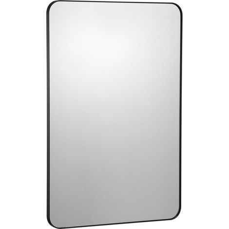 Miroir mural 24x36 pouces en aluminium, 0,15 po d'épaisseur, anti-explosion et résistant aux rayures, idéal salle de bain et chambre (1/5)