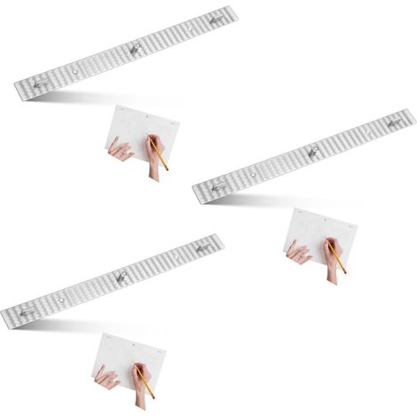 Kit de 3 épingles d'anime, règle positionnement pour peinture (1/5)