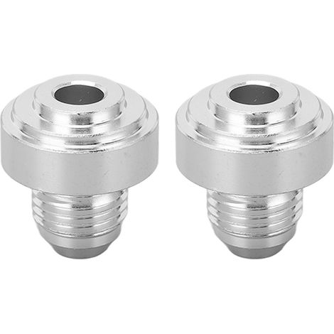 Ortviai Raccord fileté mâle AN6 en aluminium 6061 T6 – 2 pièces, diamètre 1/2 pouce, pour soudage sur tube (1/5)
