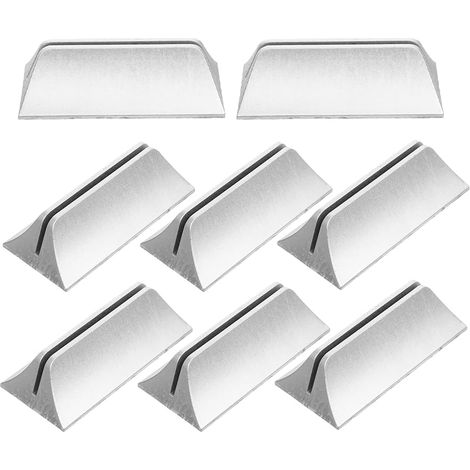 8 clips en plastique pour cloison de bureau, fixation réglable