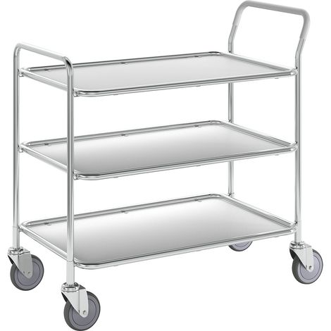 Kongamek, Chariot à plateaux, 3 plateaux, L x l x h 1020 x 555 (1/5)