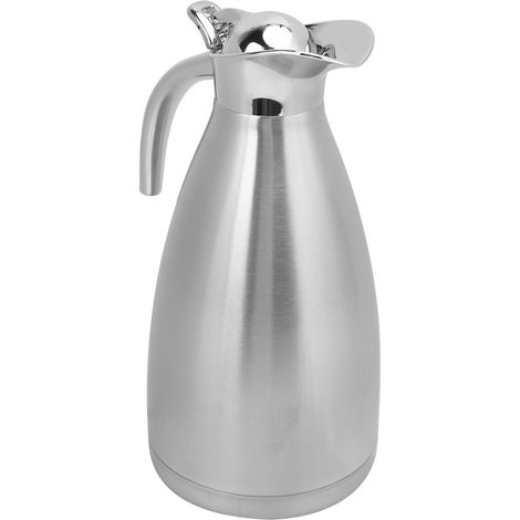 Carafe Thermos en Acier Inoxydable 2L, Bouteille d'Eau Isolée Sous Vide, Pichet à Café pour Maison (1/5)