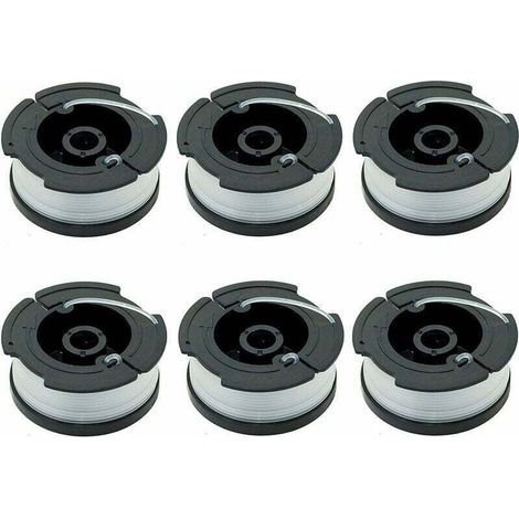 Paquet de 6 Bobines A6481 A6485 pour Black Decker Coupe Bordures (1/4)