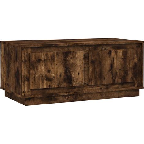 Maison Exclusive - Couchtisch Räuchereiche 102x50x44 cm Holzwerks