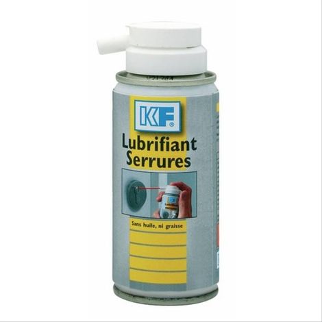 Lubrifiant serrures KF - aérosol 140ml brut / 100ml net
