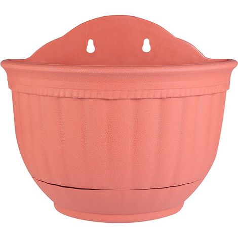 Blumentopf aus Kunststoff mit Haken zum Aufhängen (1/5)