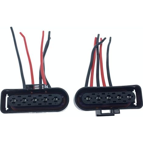 Compatible avec le contrôleur de pompe à carburant et le connecteur de faisceau de câbles de la pompe à carburant des Audi A4, B7, A6L, C6, Q7 et Volkswagen Touareg -- JB2146-5P