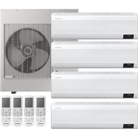 Samsung Climatizzatore Quadri Split Inverter Windfree Avant 7+9+9+12 BTU R32 AJ100TXJ5KG