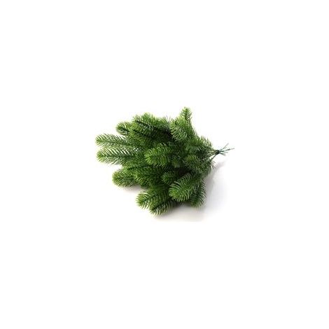 Lot de 30 branches de sapin artificiel, plantes vertes, aiguilles de pin, accessoires de fleurs pour couronne de Noël, décoration de jardin, maison 24 8cm (1/5)
