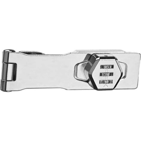 Cadenas à combinaison pour armoire, verrou antivol sans perçage pour tiroir, armoire de rangement/réfrigérateur (1/5)