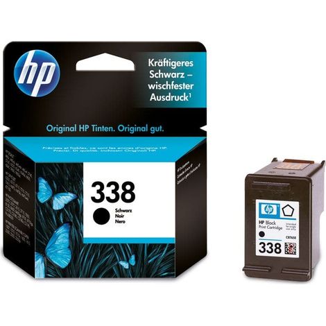 HP 338 Black Original Ink Cartridge Druckerpatrone 1 Stück(e) Standardertrag
