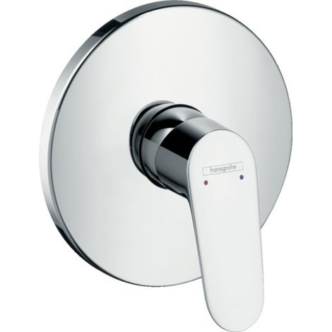 Hansgrohe Focus Set de finition pour mitigeur douche encastré, Chrome (31965000) (1/2)