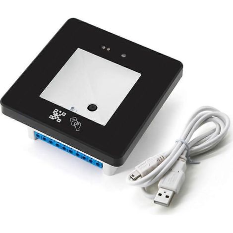 Ce lecteur de contrôle d'accès prend en charge plusieurs formats de lecture pour les codes QR et les cartes RFID, et convient aux systèmes de contrôle d'accès. (1/5)
