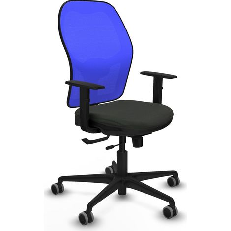 Silla de oficina piqueras y crespo Jorquera traslack azul soporte lumbar (1/2)