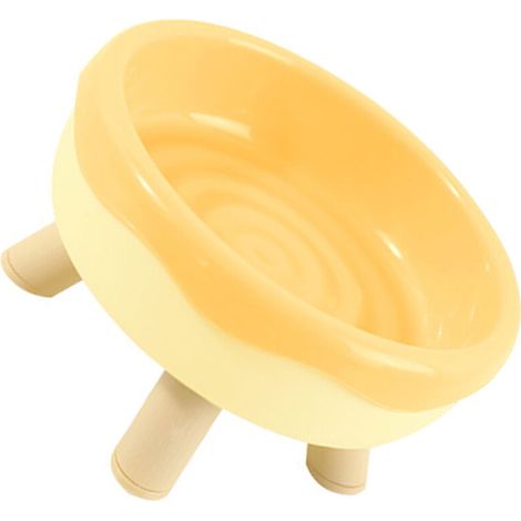 Mangeoires colorées pour chiens, bol-jaune citron