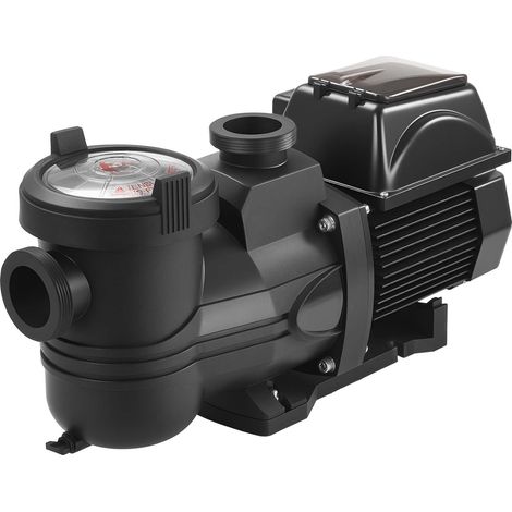 Mophorn Schwimmbadpumpe mit variabler Drehzahl, 33.000 L/h Durchfluss, 17 m Förderhöhe, 1.650 W Leistung, selbstansaugende Poolpumpe mit Filterkorb und programmierbarem Timer, geeignet für Einbau