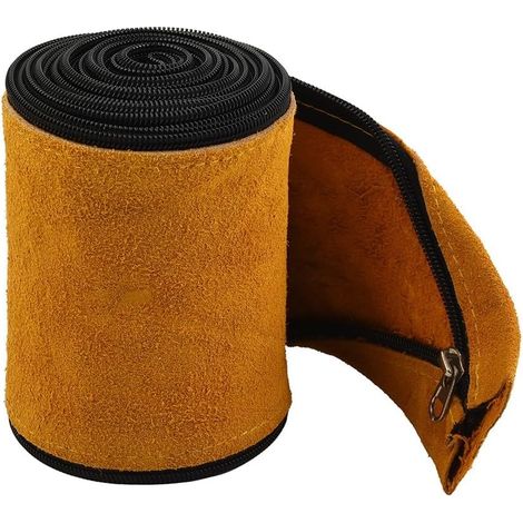 de c ble de torche de soudage en cuir de vachette ignifuge (1/5)