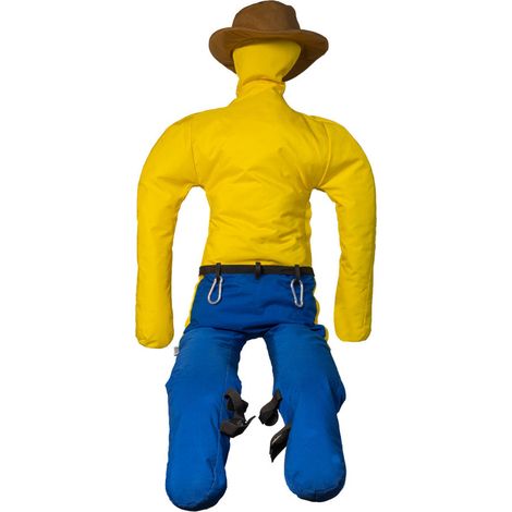 Mannequin d'entraînement Pferdinand – Nylon résistant – Fixation facile à la selle – Remplissage ajustable pour jeunes chevaux – Dönges
