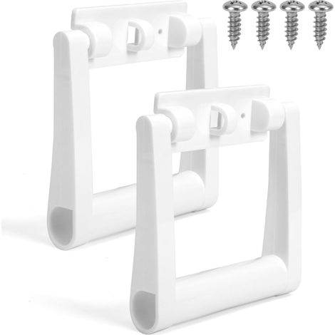 2pcs Poignées Remplacement Glacière pour Glacières 25-72 Quart, Durables Poignées en Plastique Pièces de Rechange avec 4pcs Vis Métalliques (Blanc) (1/5)